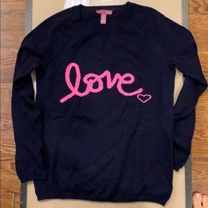 Navy Cashmere Sweater